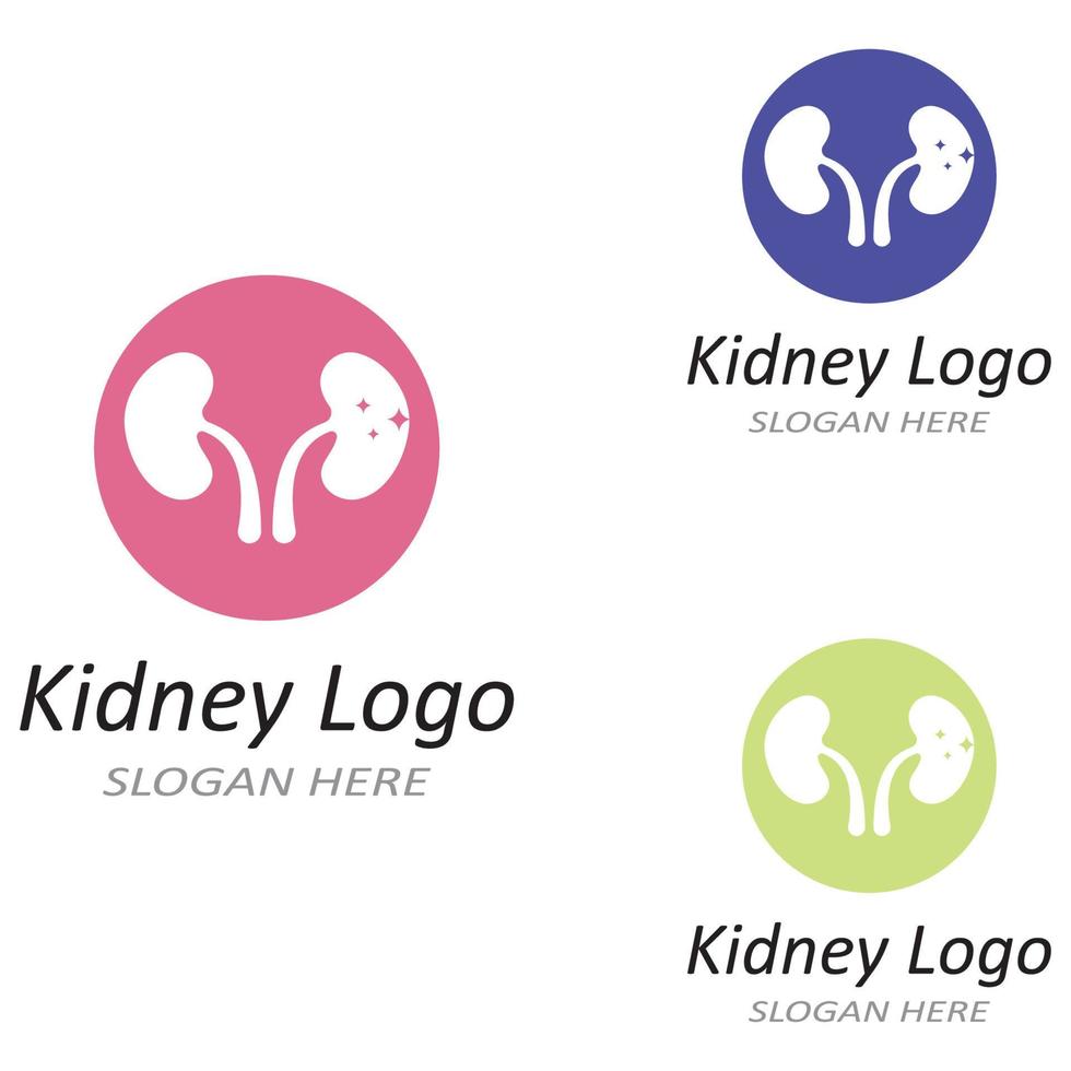 Kidney logo vector illusrtation