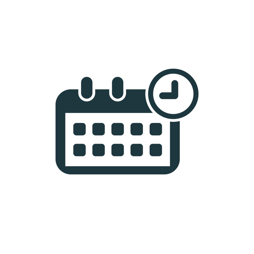 Calendar icon logo vector