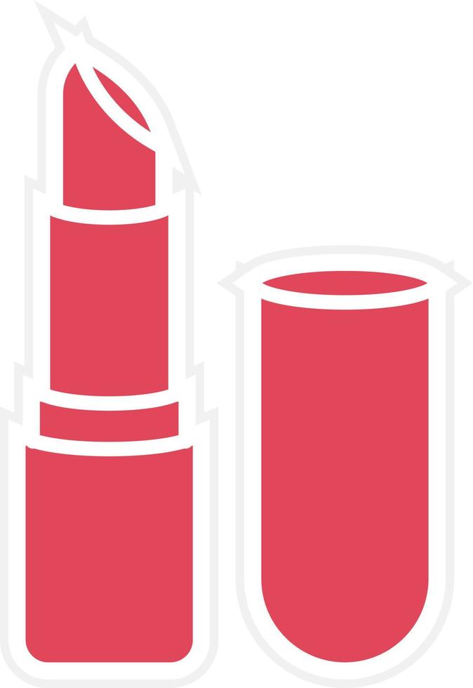 Lipstick Icon Style vector
