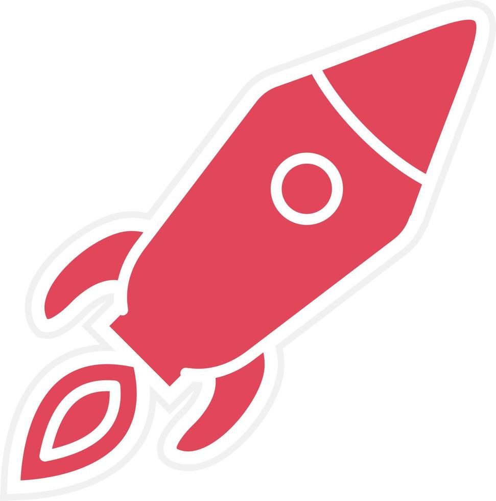 Rocket Icon Style vector