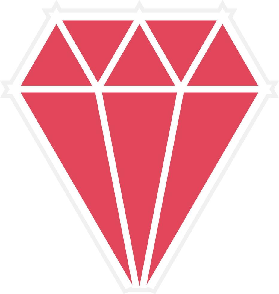 Diamond Icon Style vector