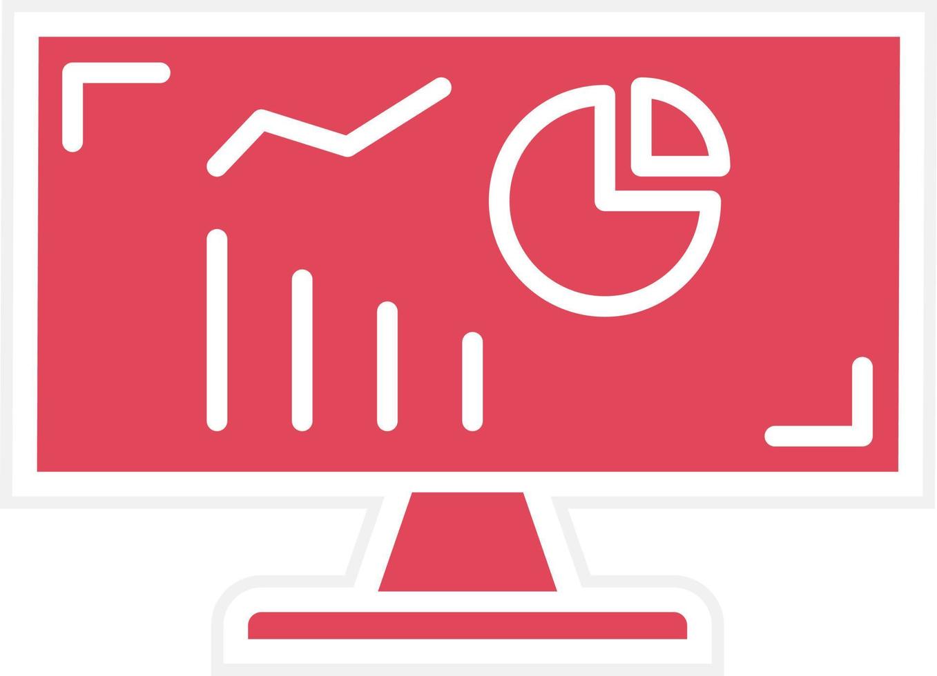 Market Statistics Icon Style vector