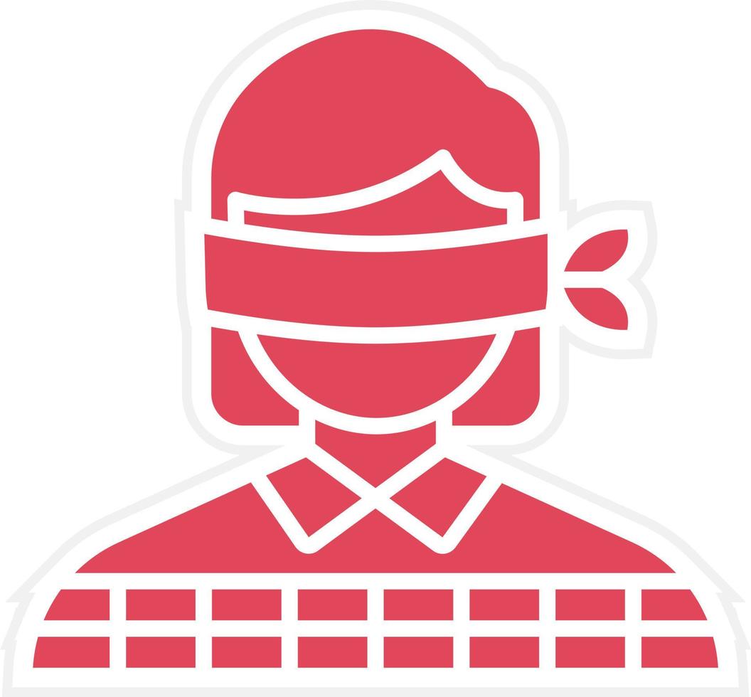 Hostage Icon Style vector
