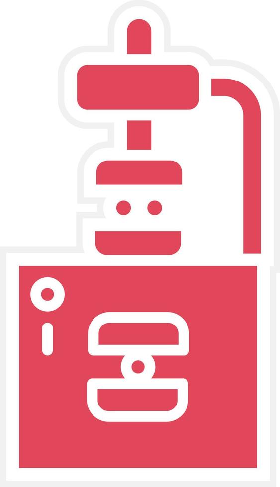 Pressure Machine Icon Style vector