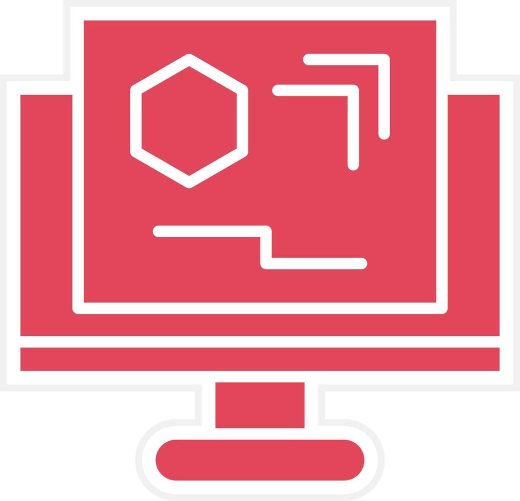 Cad Engineering Icon Style vector