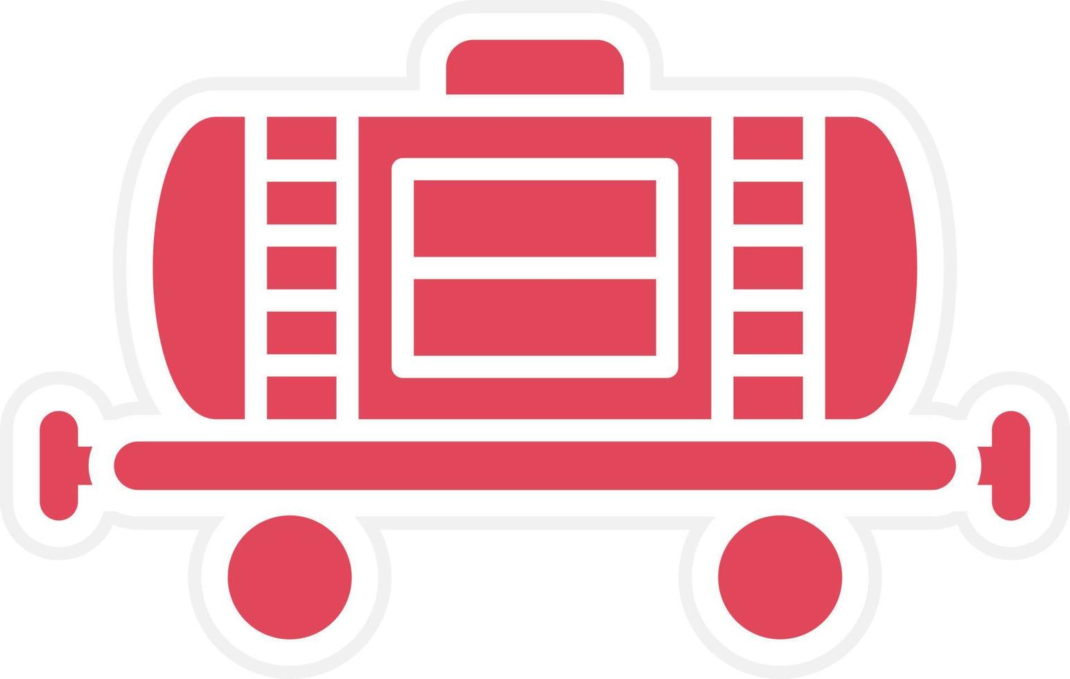 Industry Wagon Icon Style vector