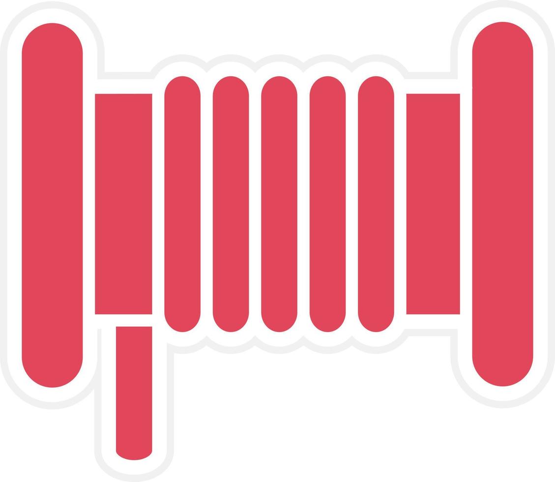 Cable Roll Icon Style vector
