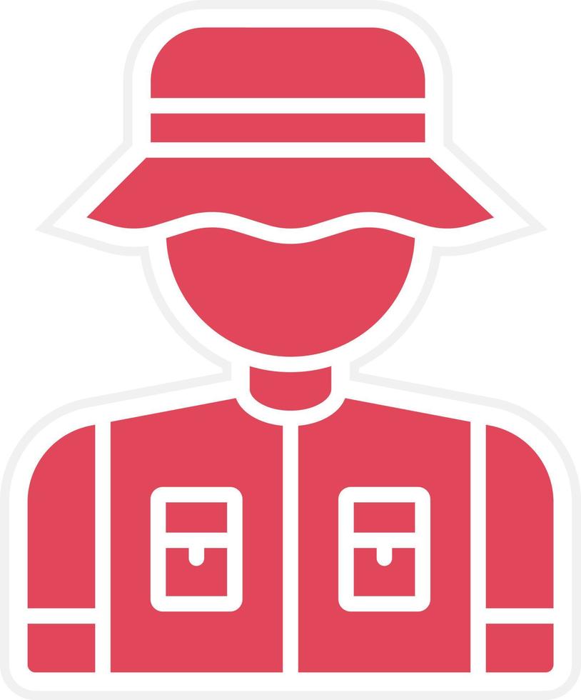 Fisherman Icon Style vector