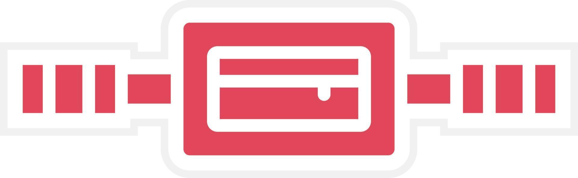 Fishing Belt Icon Style vector