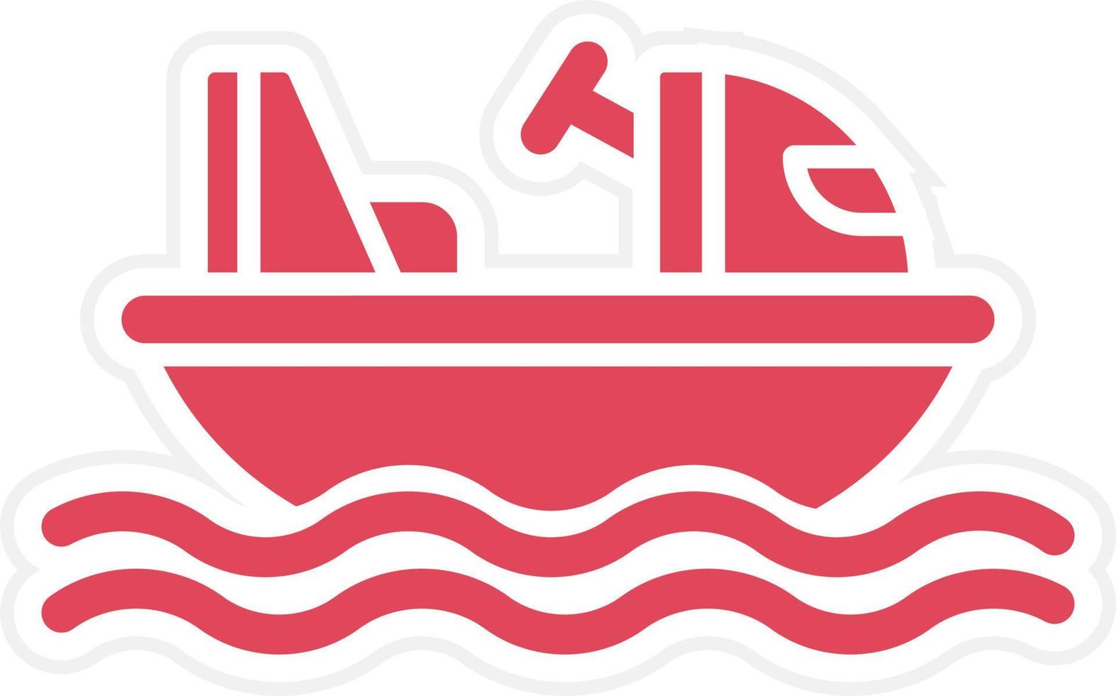 Bumper Boats Icon Style vector