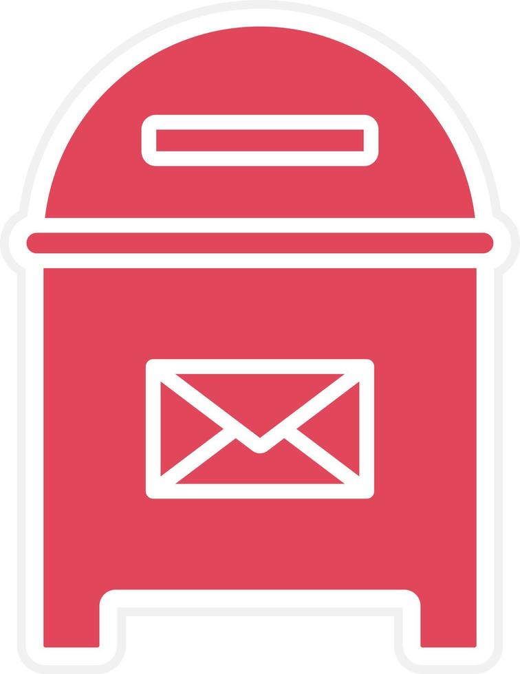 Po Box Icon Style vector