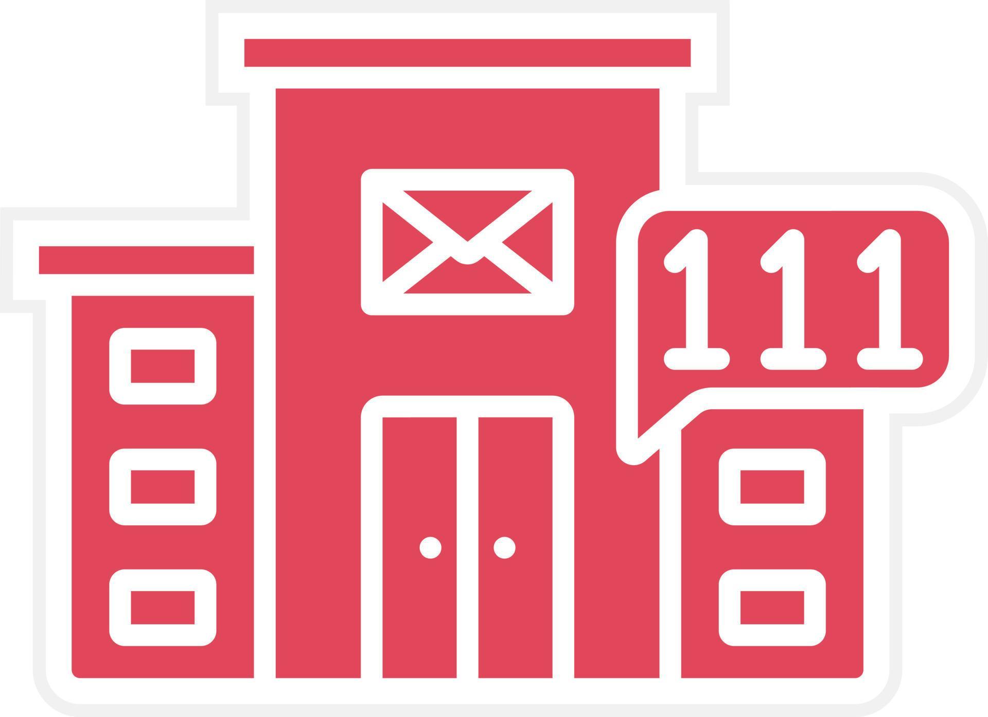 Post Office Number Icon Style 9969833 Vector Art at Vecteezy