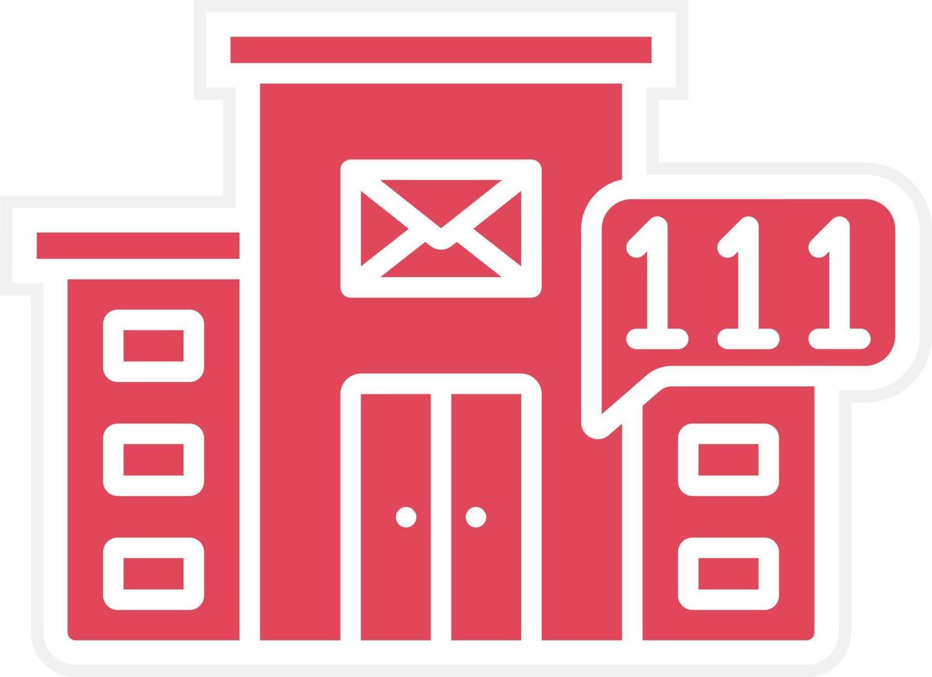 Post Office Number Icon Style 9969833 Vector Art at Vecteezy