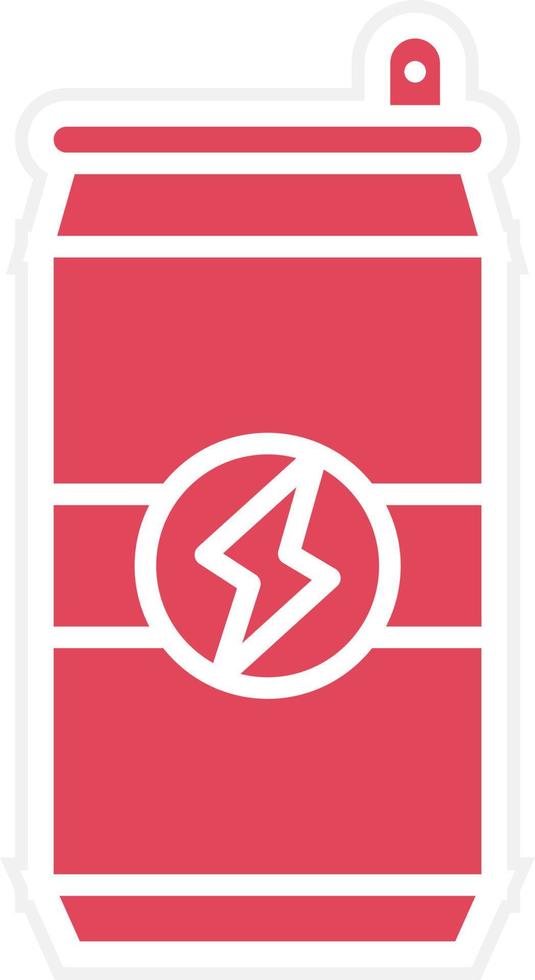 estilo de icono de bebida energética vector