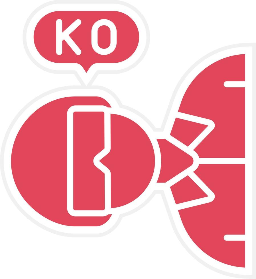 Knocked Out Icon Style vector