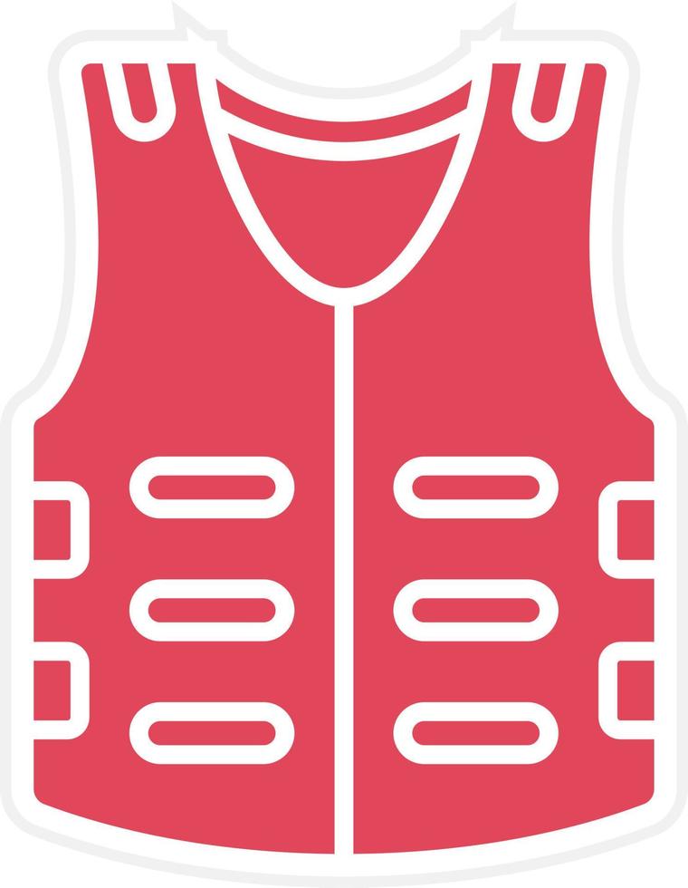 Body Armor Icon Style vector