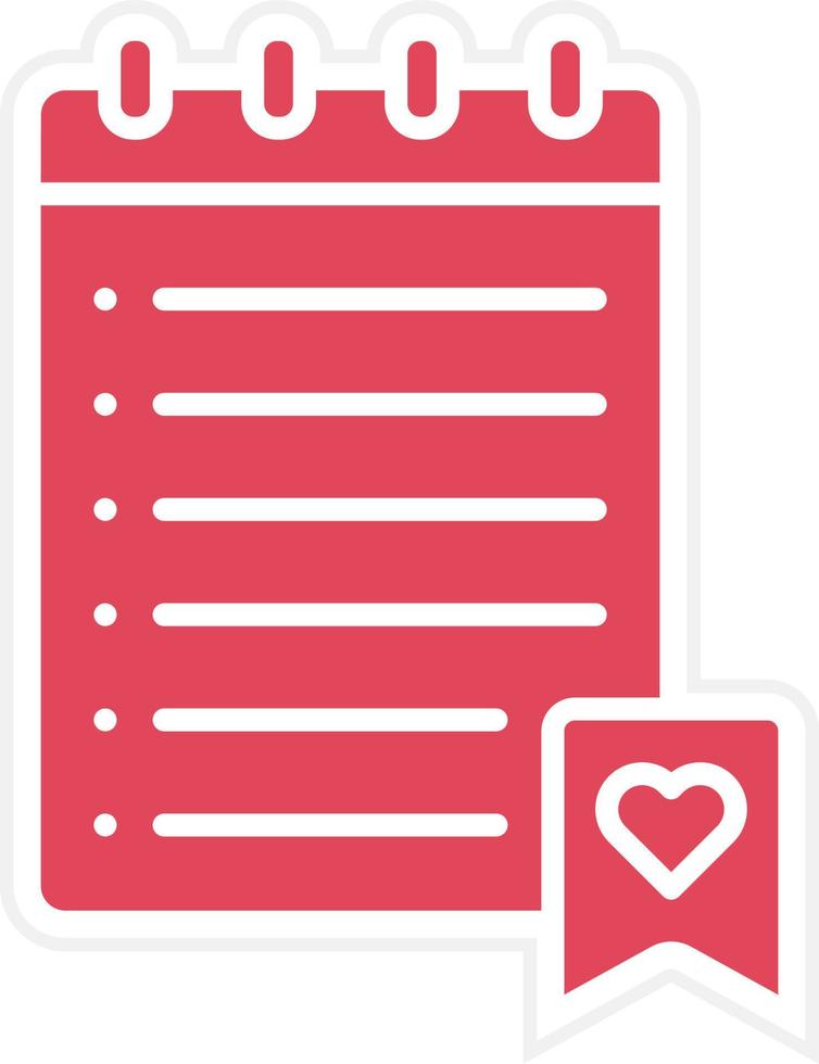 Wishlist Icon Style vector