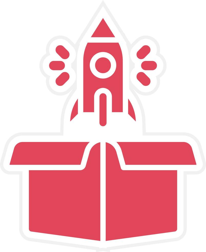 New Product Launch Icon Style vector