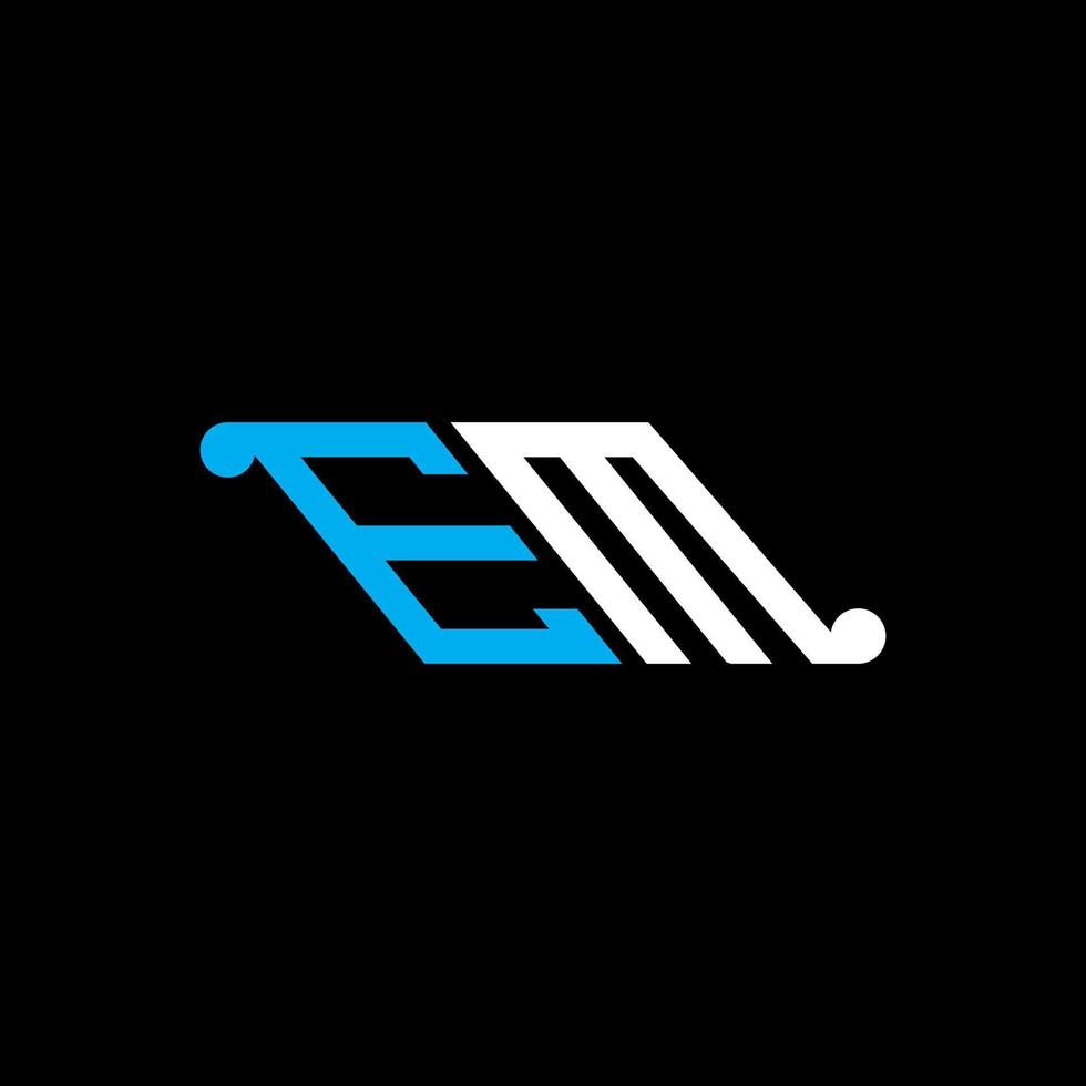 EM letter logo creative design with vector graphic