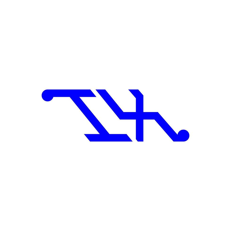 IX letter logo creative design with vector graphic