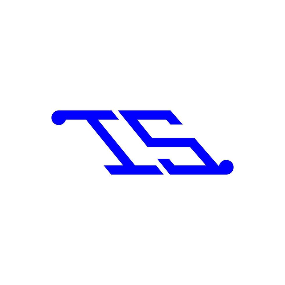 es el diseño creativo del logotipo de la letra con gráfico vectorial vector