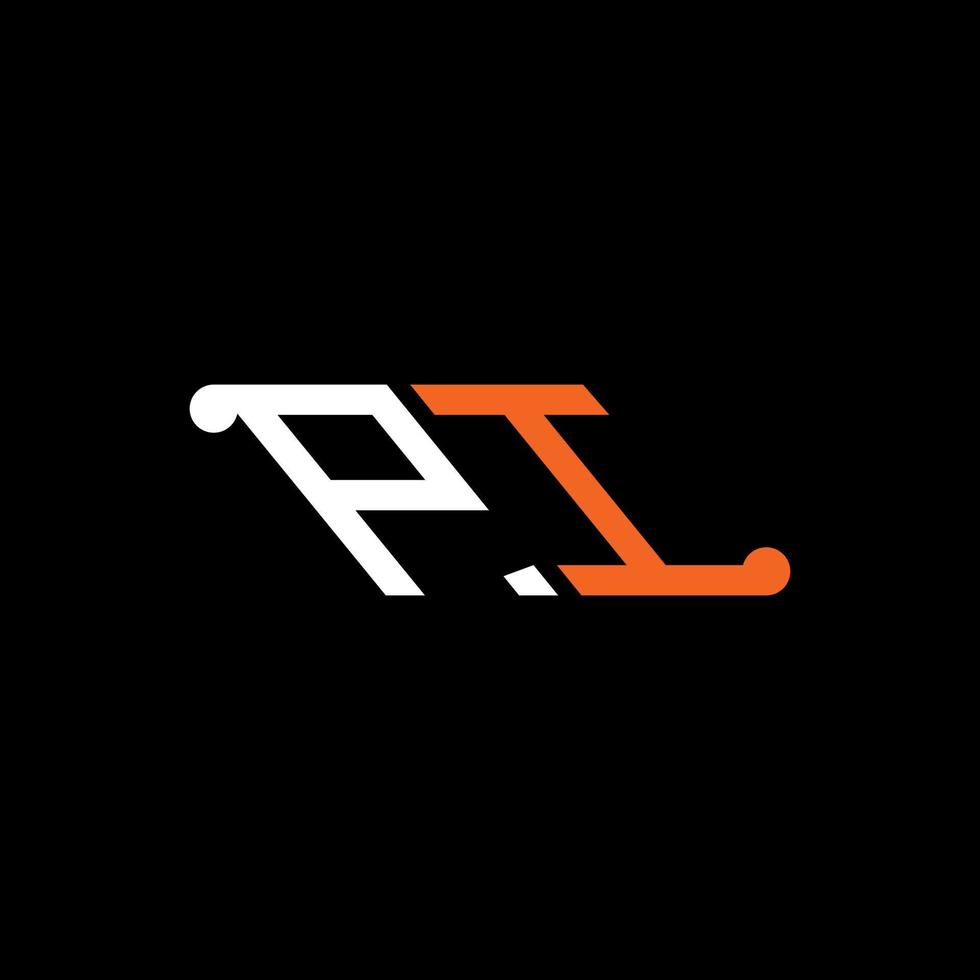 PI letter logo creative design with vector graphic