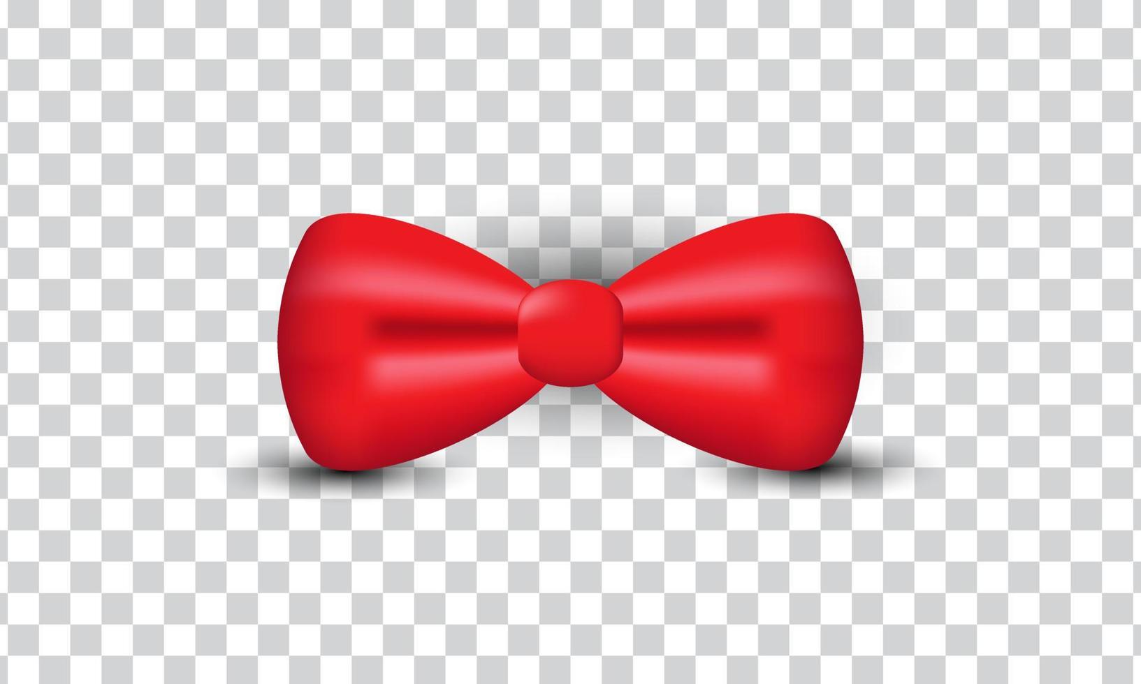 unique 3d realistic red textured bow icon design isolated on vector