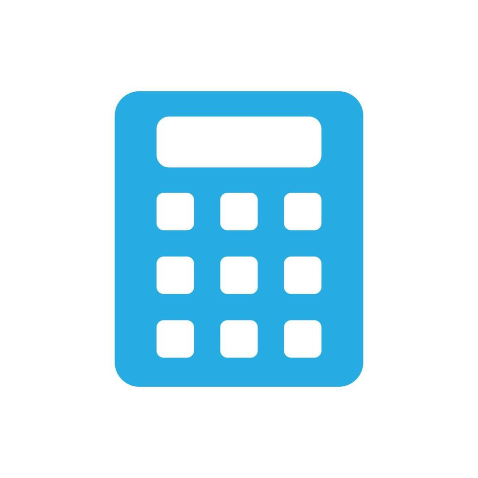 Eps10 Azul Vector Calculadora Icono S lido Aislado Sobre Fondo Blanco eps10-azul-vector-calculadora-icono-s-lido-aislado-sobre-fondo-blanco