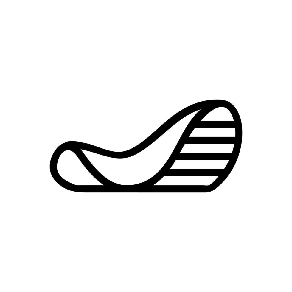 Futuristic city icon vector. Isolated contour symbol illustration vector
