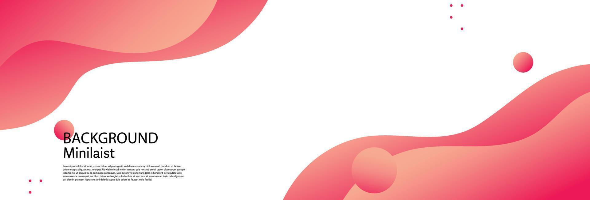 Panoramic abstract background with  cut out paper layers composition. fluid 3d in popup shape illustration for poster layout, banner, and copy space. vector