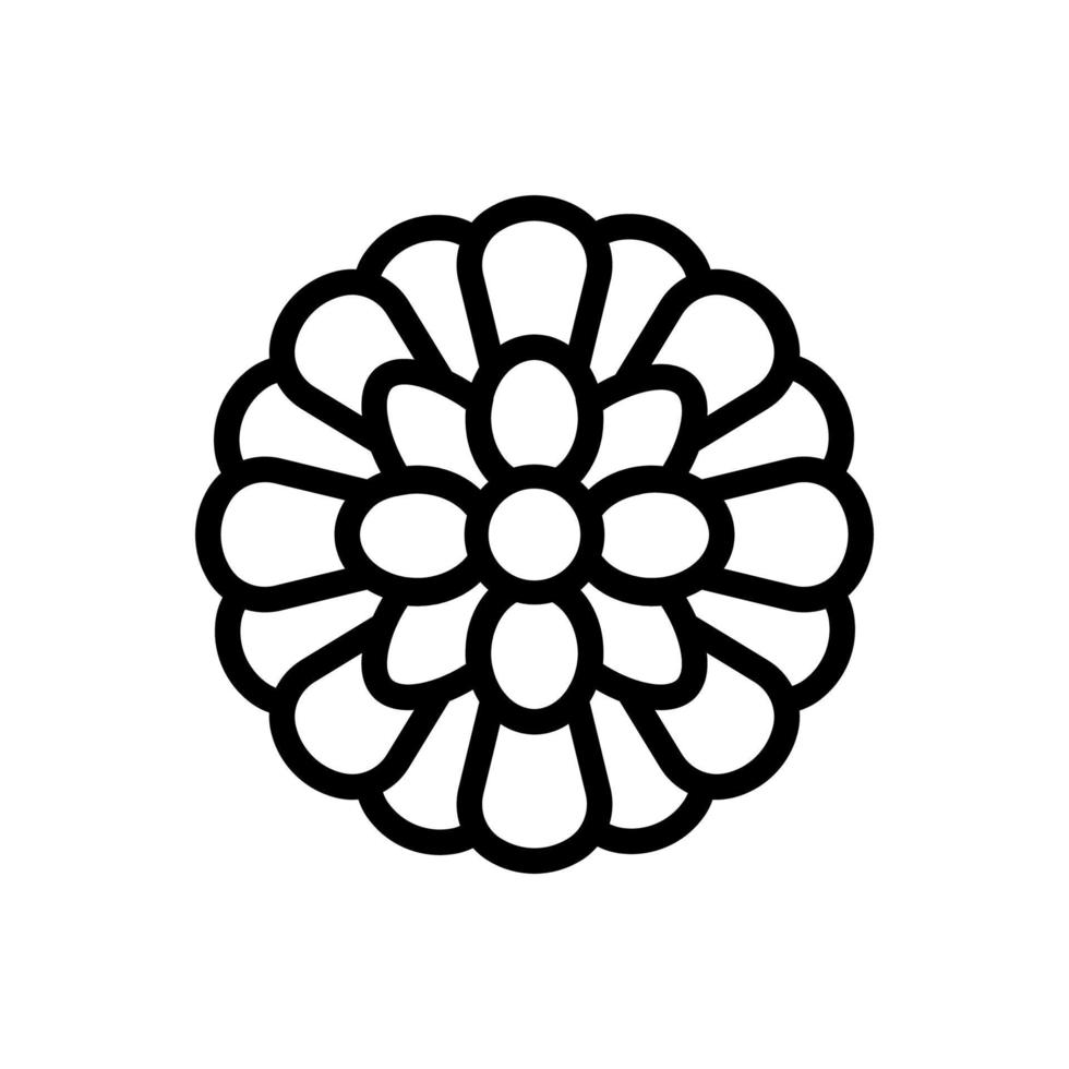 Spring Chrysanthemum Icon Vector Outline Illustration 9970678 Vector Spring Chrysanthemum Icon Vector Outline Illustration 9970678 Vector
