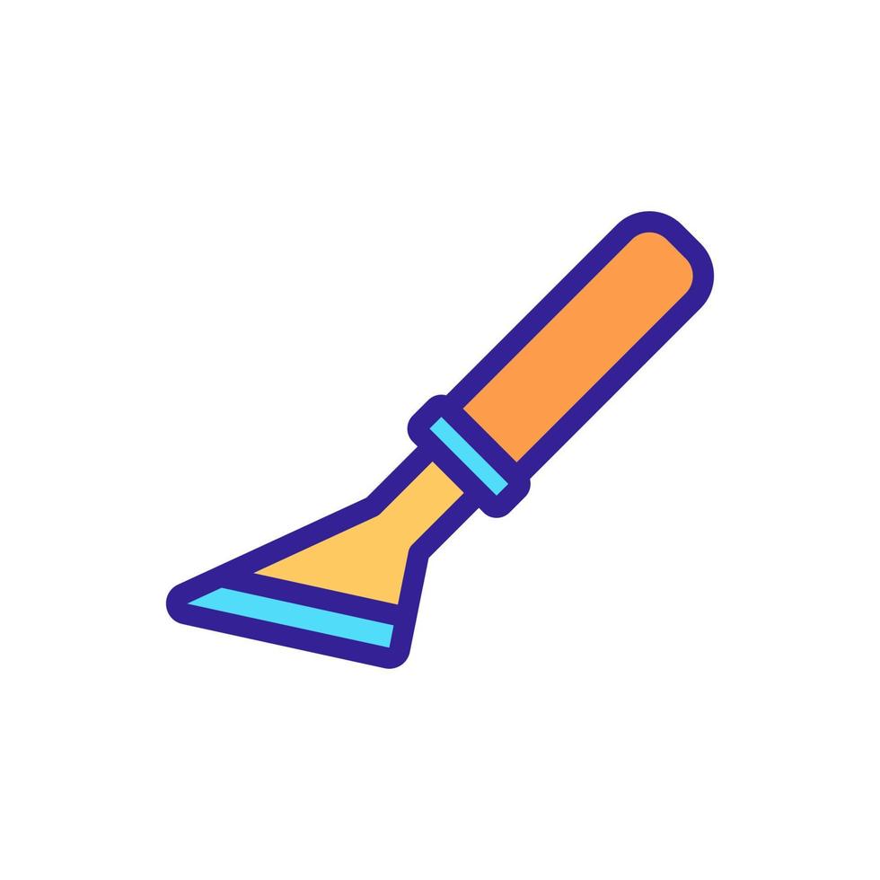 knife jamb icon vector outline illustration