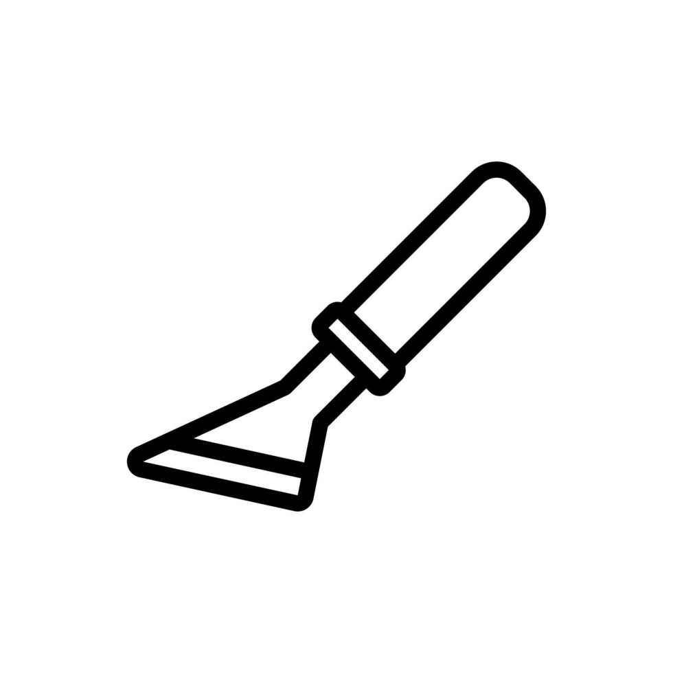 knife jamb icon vector outline illustration