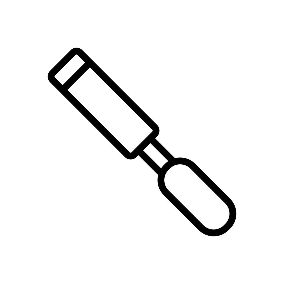 chisel marigold icon vector outline illustration