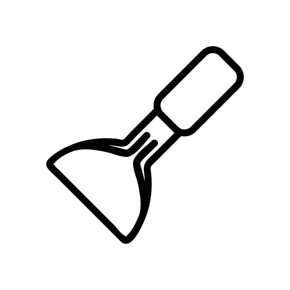 device spatula icon vector outline illustration
