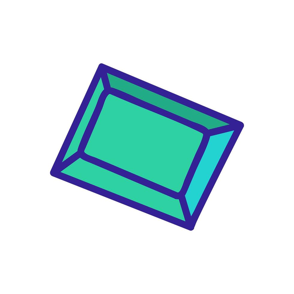 chocolate piece icon vector outline illustration