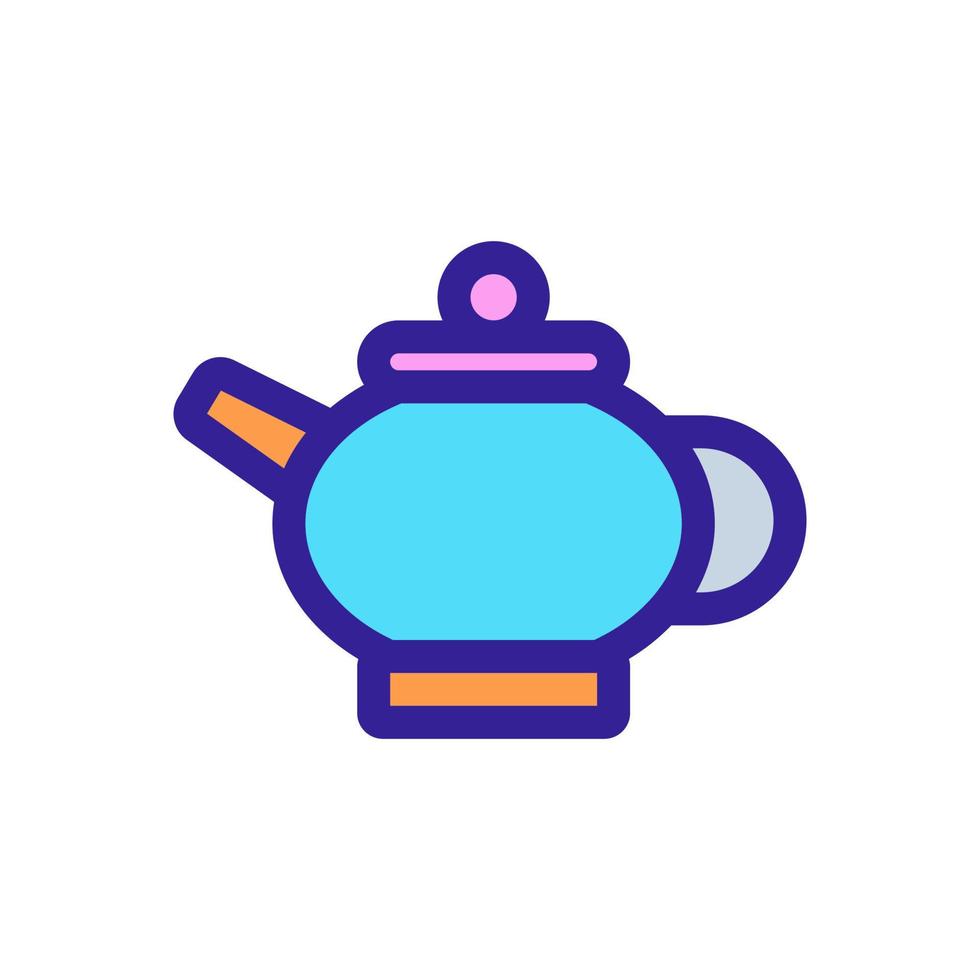 tea icon vector. Isolated contour symbol illustration vector