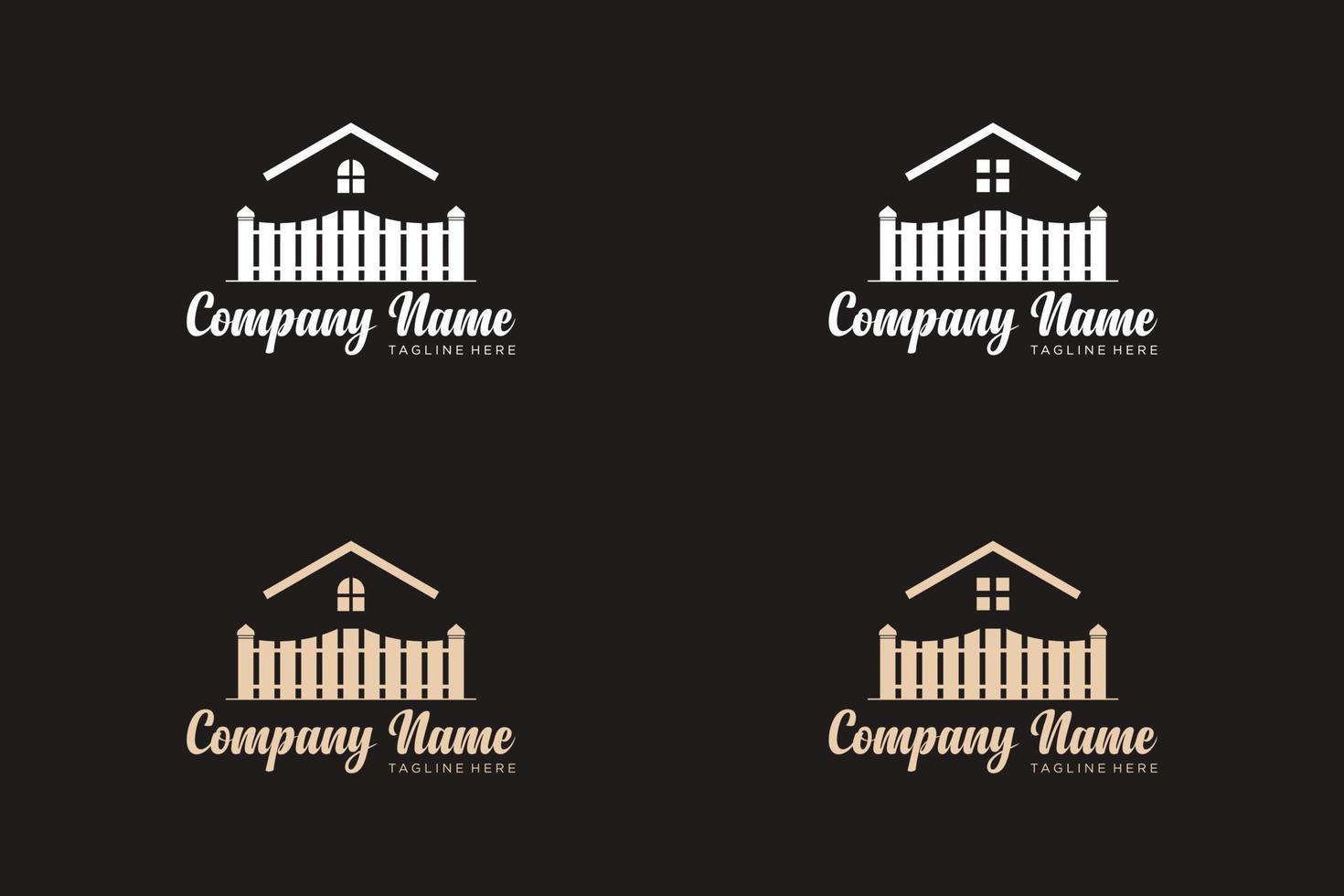 Abstract Modern Home Logo Design. Architecture Simple Minimalist House vector