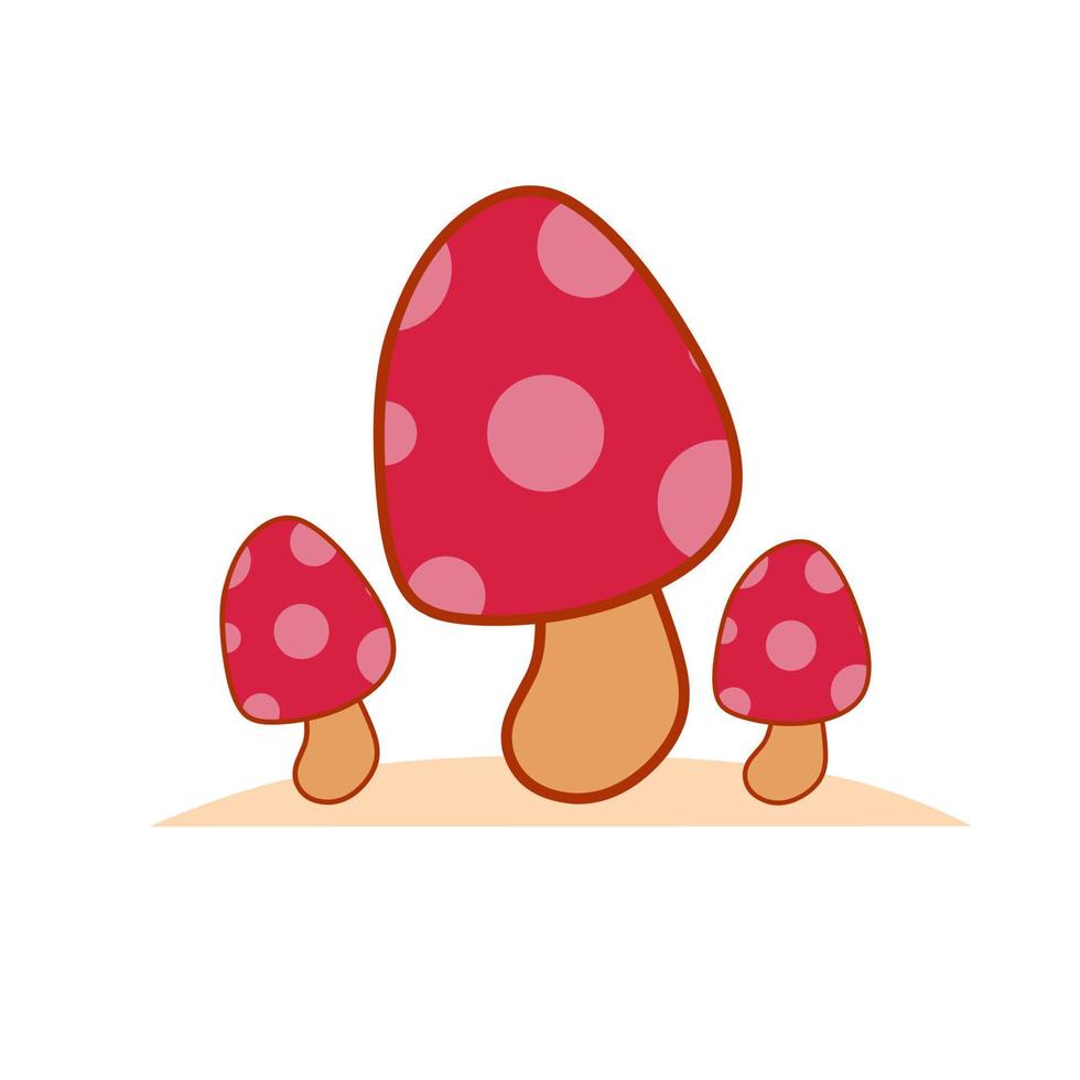 Mushroom vector Illustration