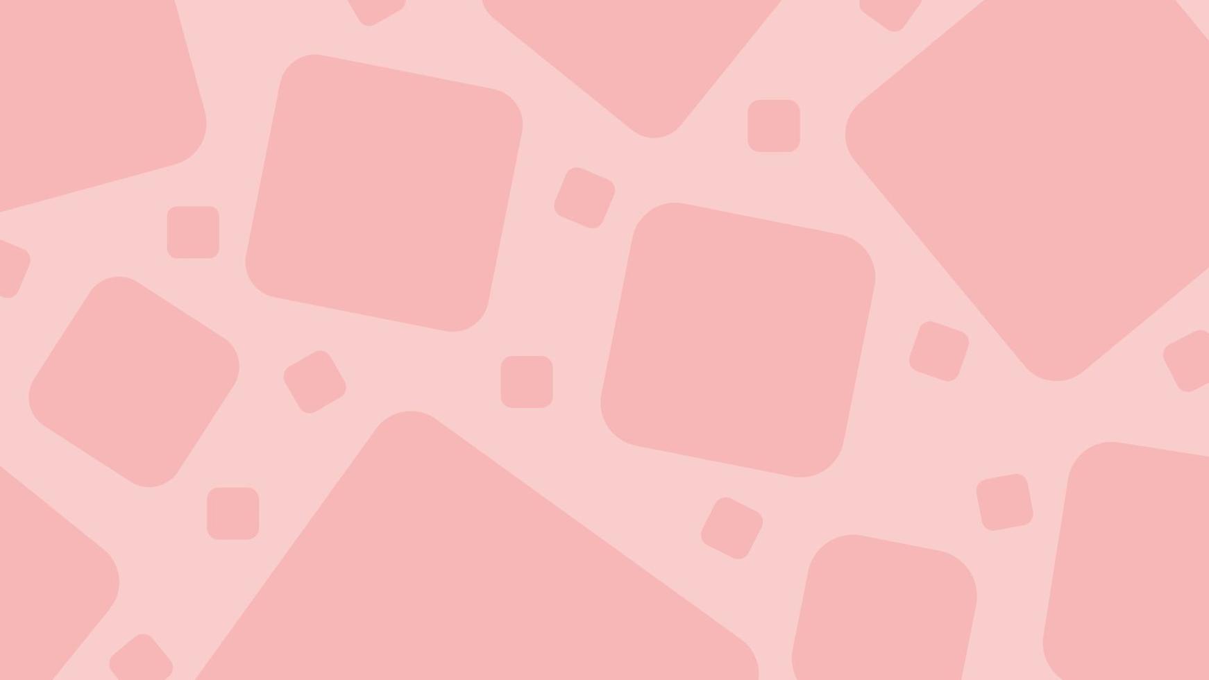 Pink squares geometric background. Vector illustration.
