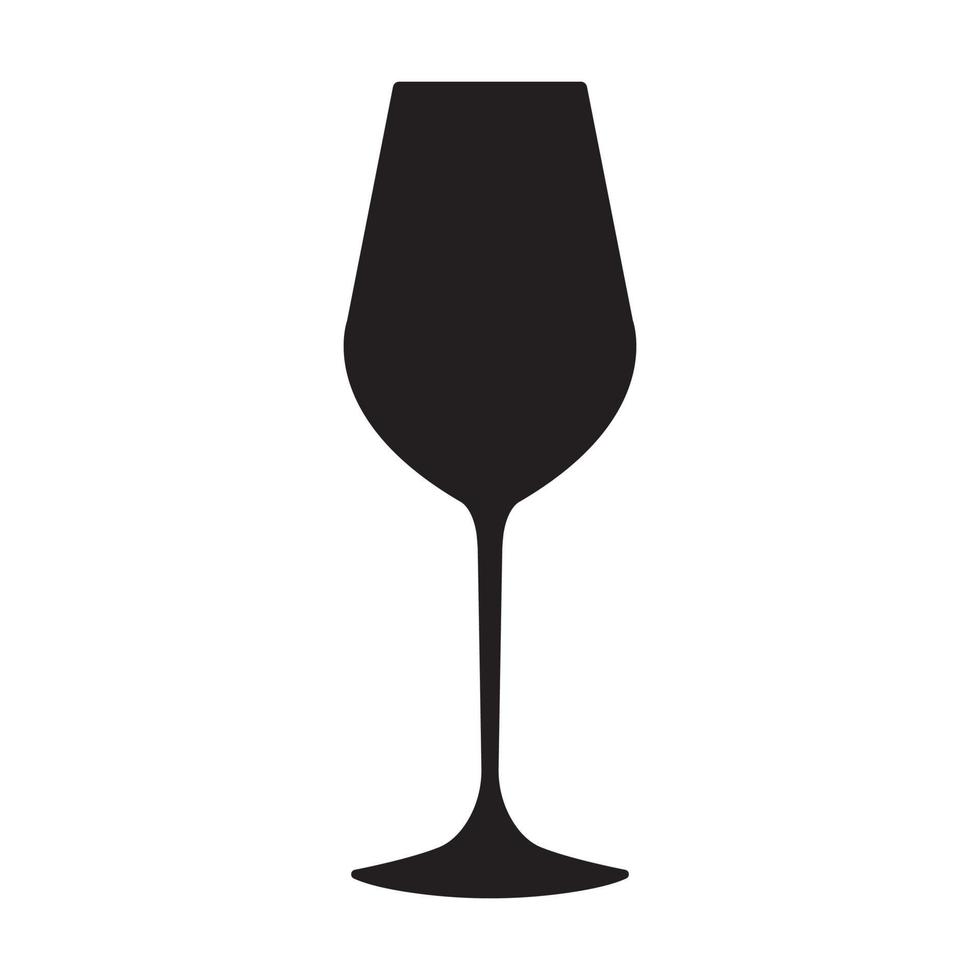 vector de icono de copa de vino para diseño gráfico, logotipo, sitio web, redes sociales, aplicación móvil, ilustración de interfaz de usuario