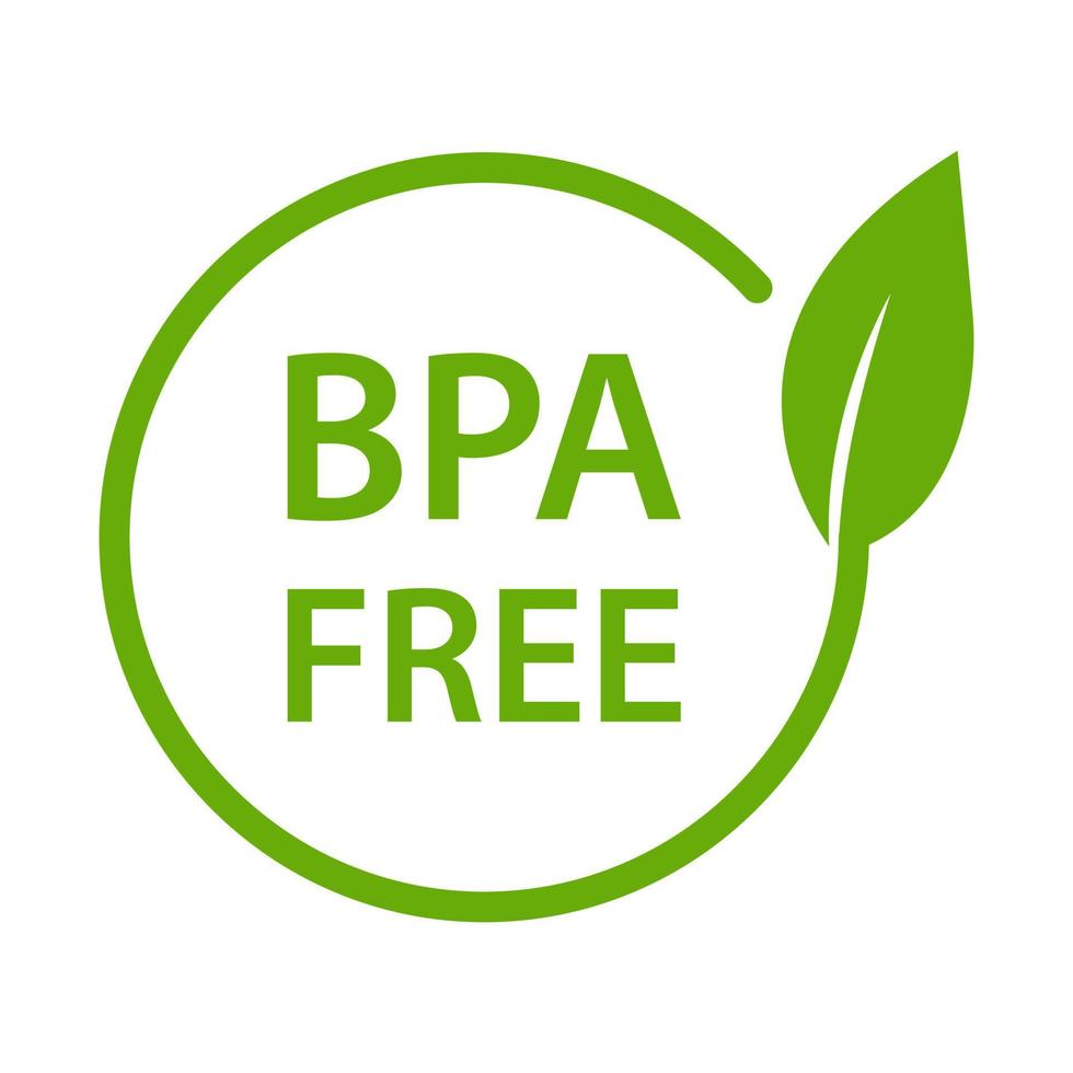 BPA FREE Logo. No Bisphenol a 100 . Set of Flat Vector Icon for Non-toxic  Plastic. Logo and Badge for Drinking Water Bottle. Stock Vector -  Illustration of diet, bisphenol: 213291963