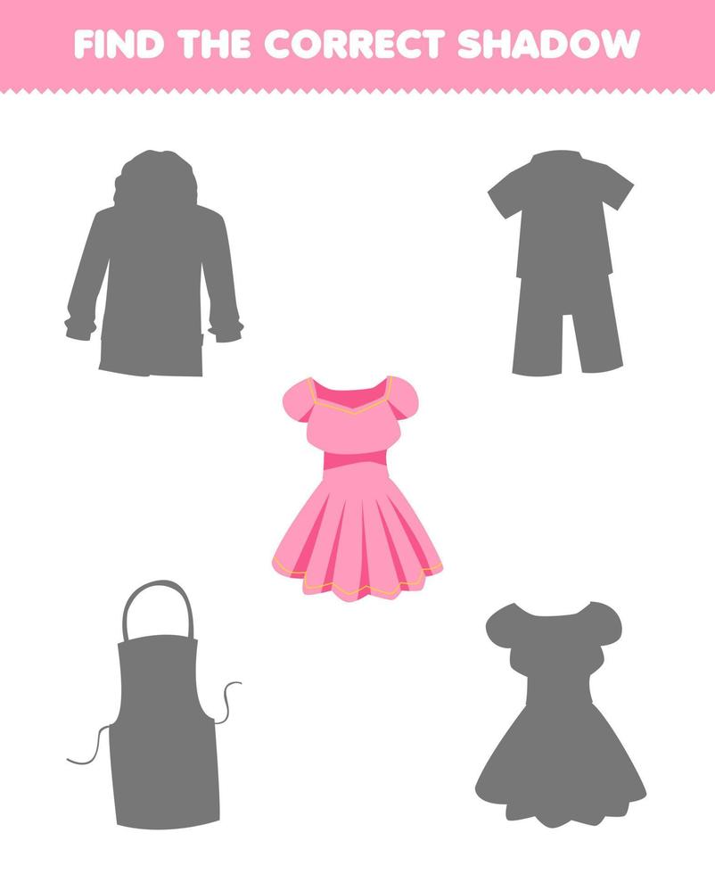 juego educativo para niños encuentra el juego de sombras correcto de ropa de vestir de dibujos animados 9971832 Vector en Vecteezy juego educativo para niños encuentra el juego de sombras correcto de ropa de vestir de dibujos animados 9971832 Vector en Vecteezy