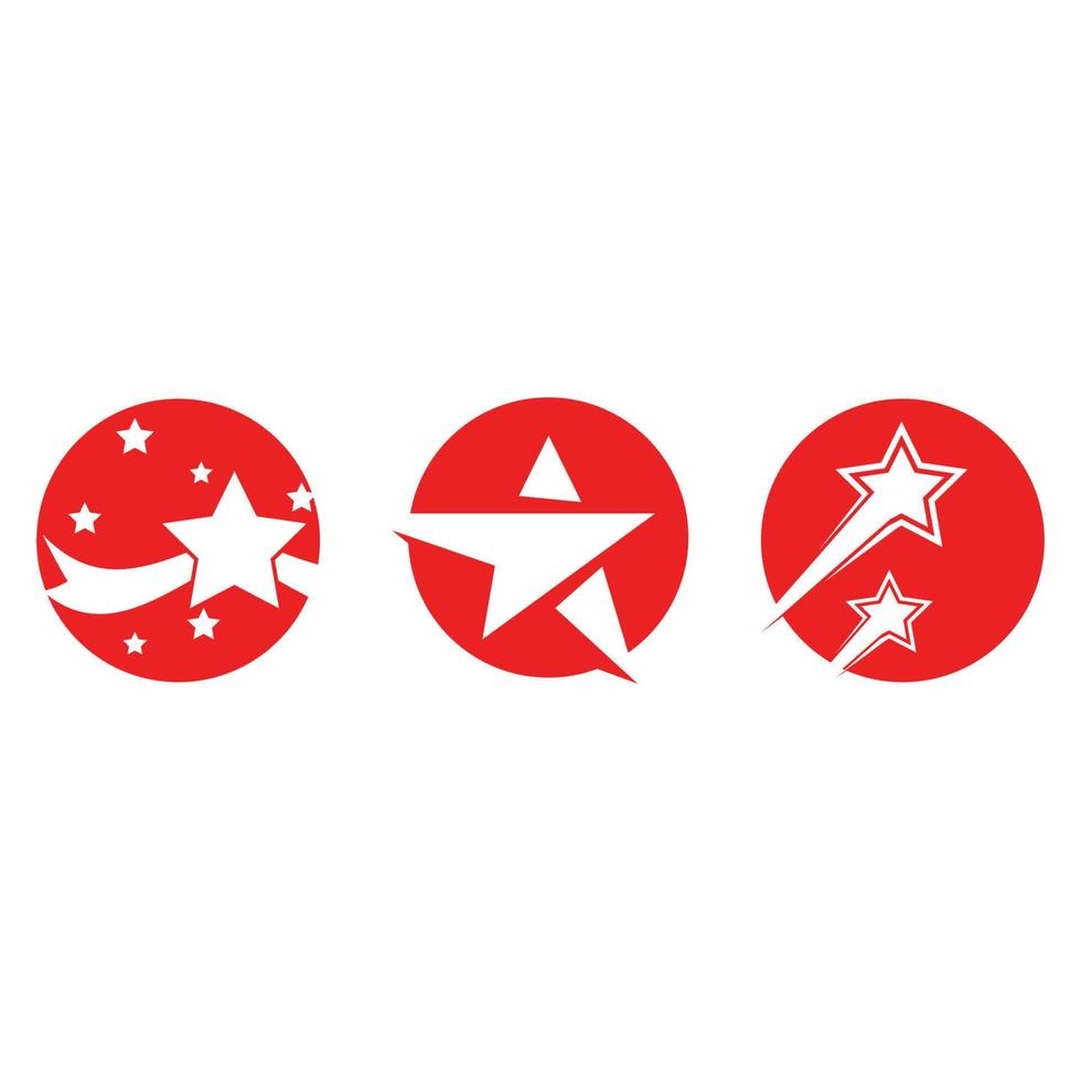 Star icon Template vector illustration design