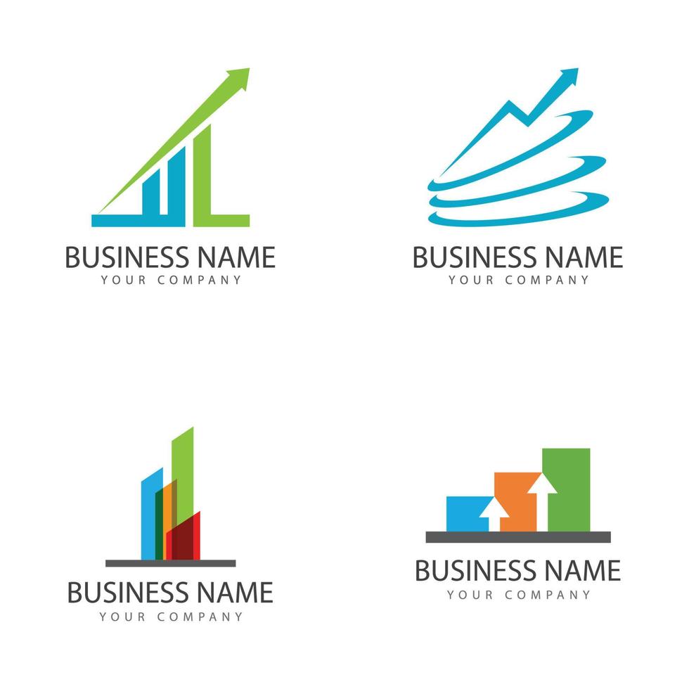 Business Finance professional logo template vector icon