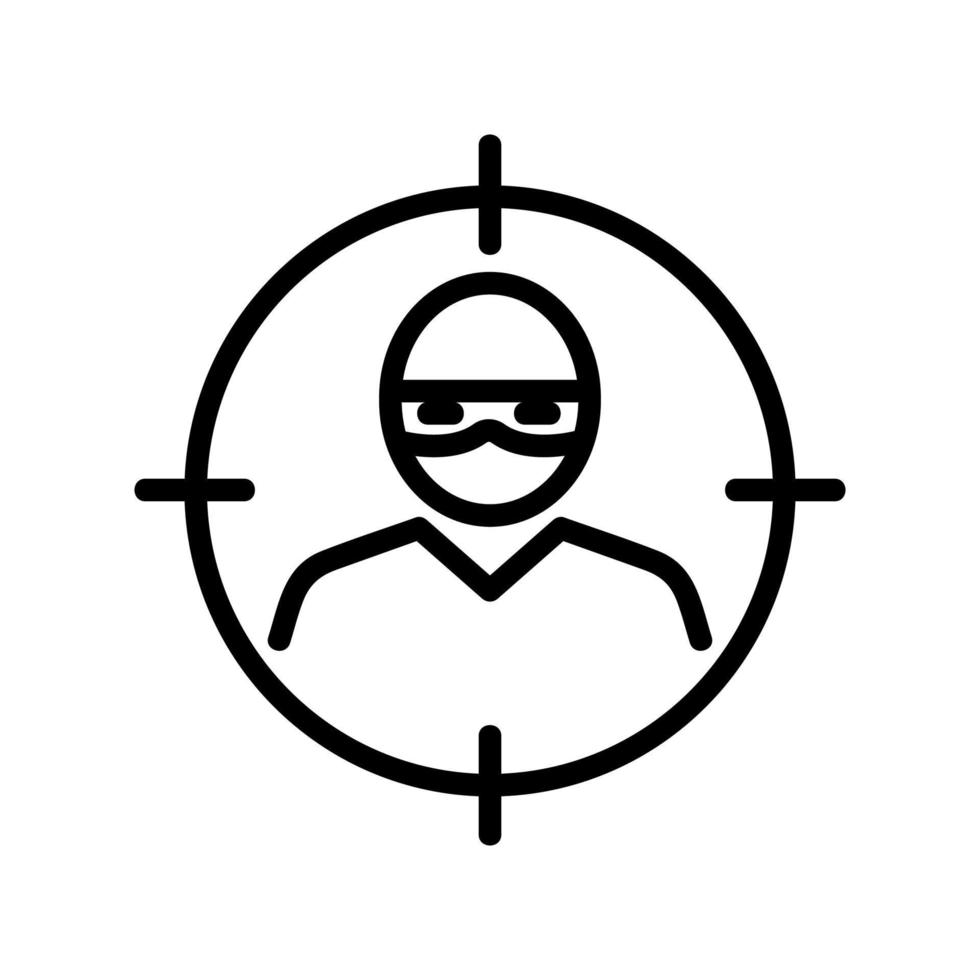 vector de icono de cctv de cámara. ilustración de símbolo de contorno aislado