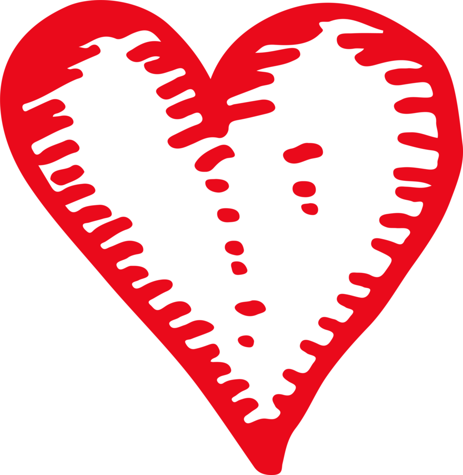 disegno del segno dell'icona di tiraggio della mano del cuore png
