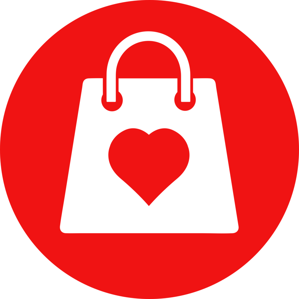 Shopping bag icon Sale package sign design png