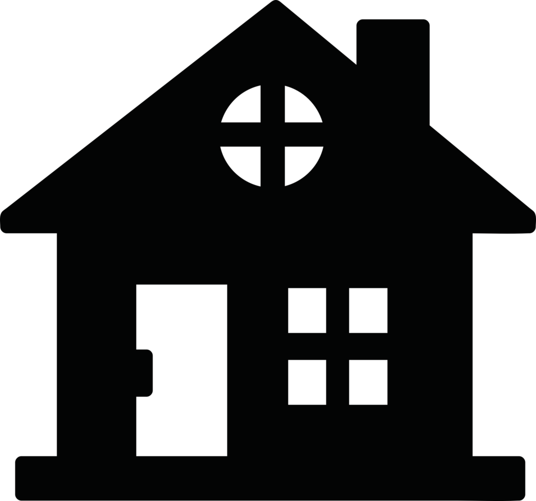 huis en huis pictogram symbool teken png