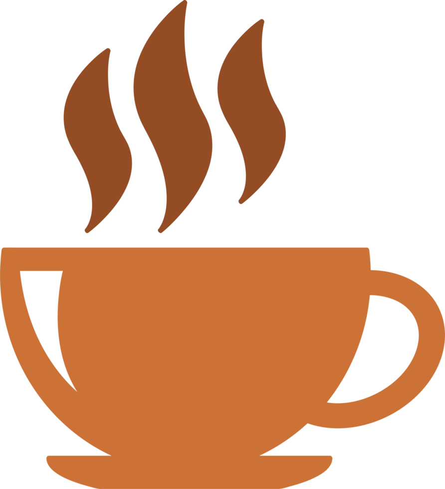 diseño de símbolo de signo de icono de café png